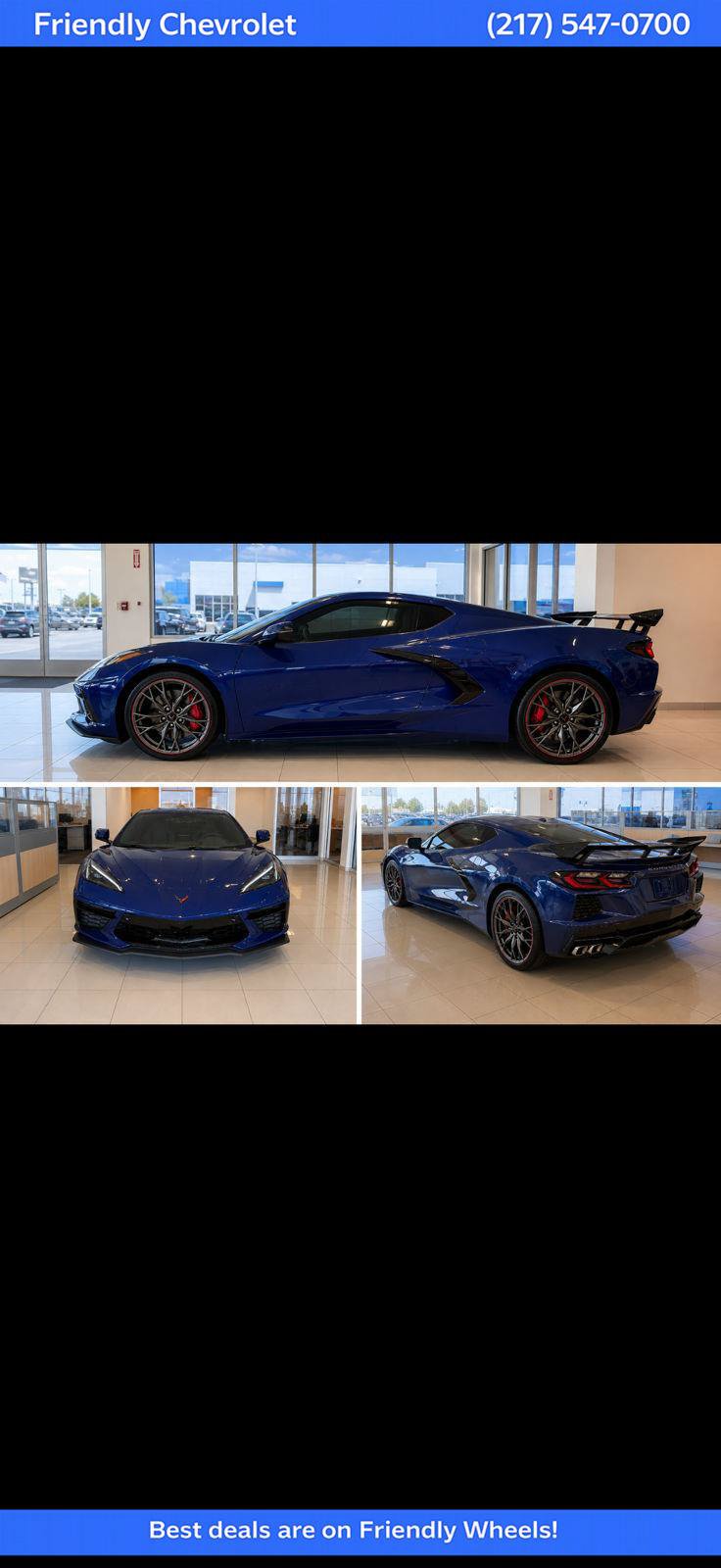 Certified 2025 Chevrolet Corvette Stingray Preferred Conv w/ Z51 Performance Package