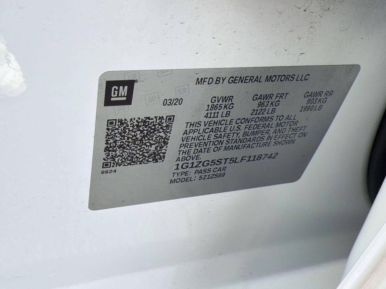 Used 2020 Chevrolet Malibu RS FWD image 20