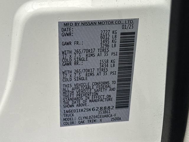 Used 2025 Nissan Frontier PRO-4X w/ Pro Convenience Package image 31