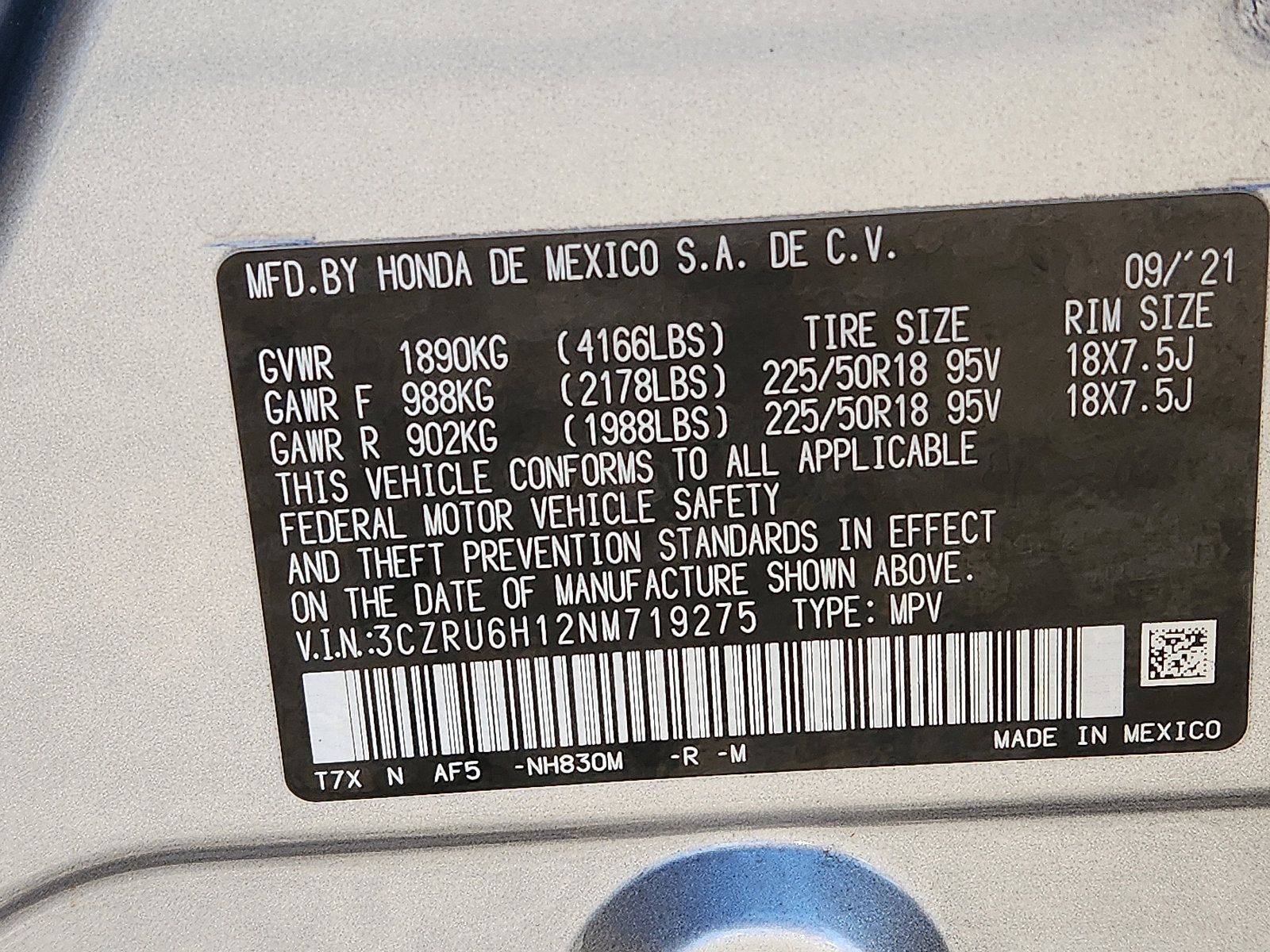 Used 2022 Honda HR-V Sport image 27