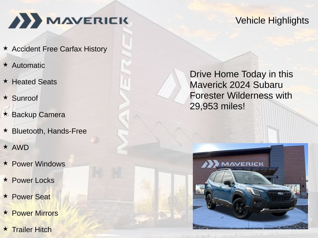Used 2024 Subaru Forester Wilderness AWD/4WD image 5