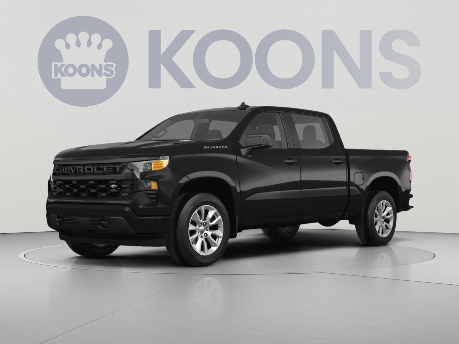 New 2026 Chevrolet Silverado 1500 Custom w/ Turbomax Blackout Package AWD/4WD image 1