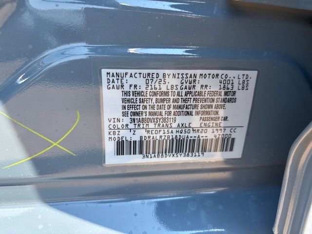 New 2025 Nissan Sentra SR image 24