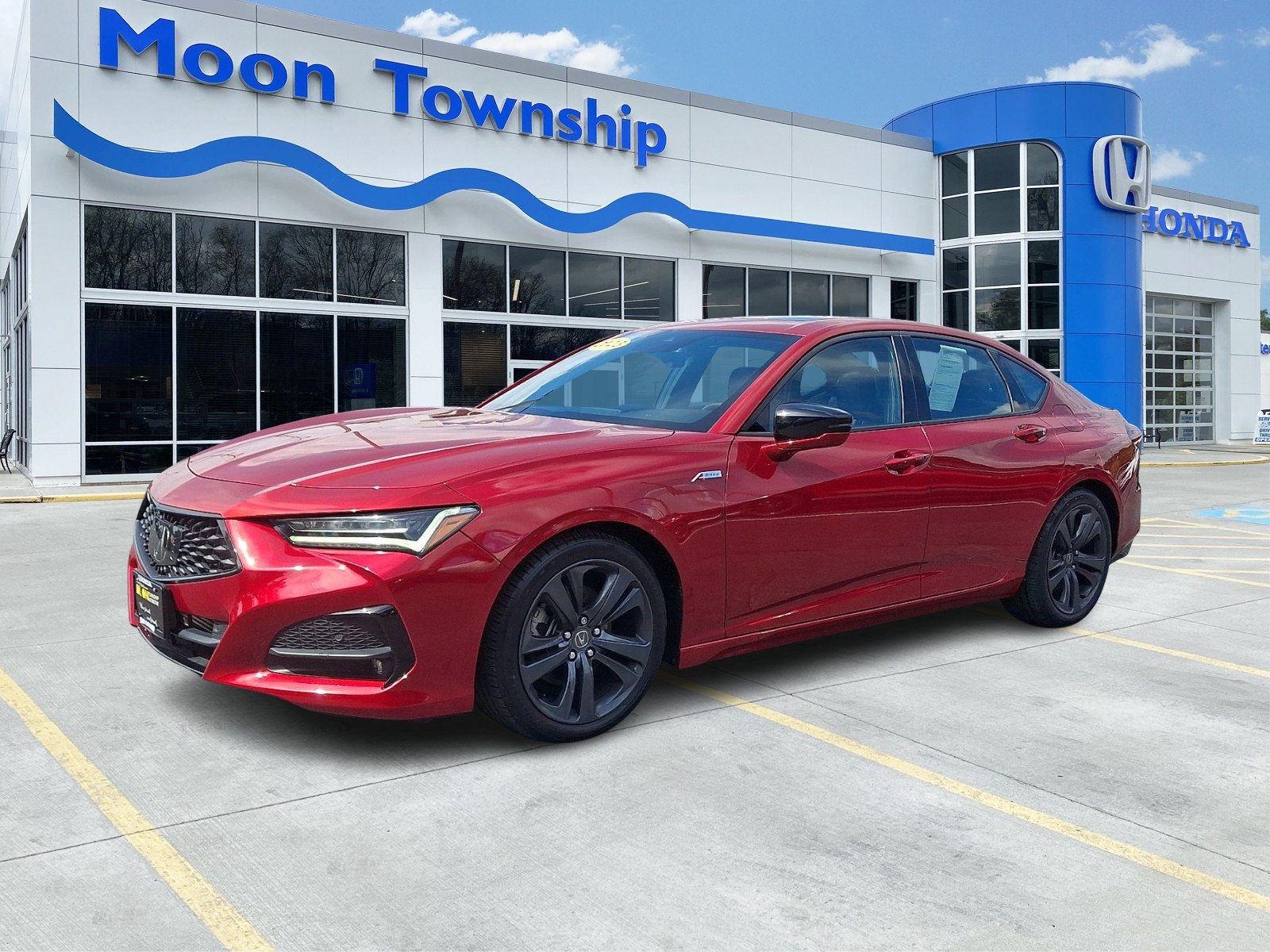 Used 2023 Acura TLX w/ A-SPEC Package AWD/4WD image 3