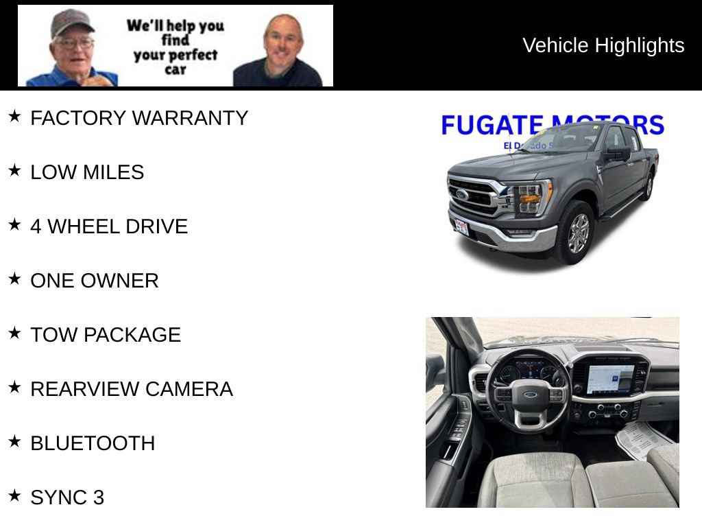 Used 2022 Ford F150 XLT w/ Equipment Group 302A High AWD/4WD image 8