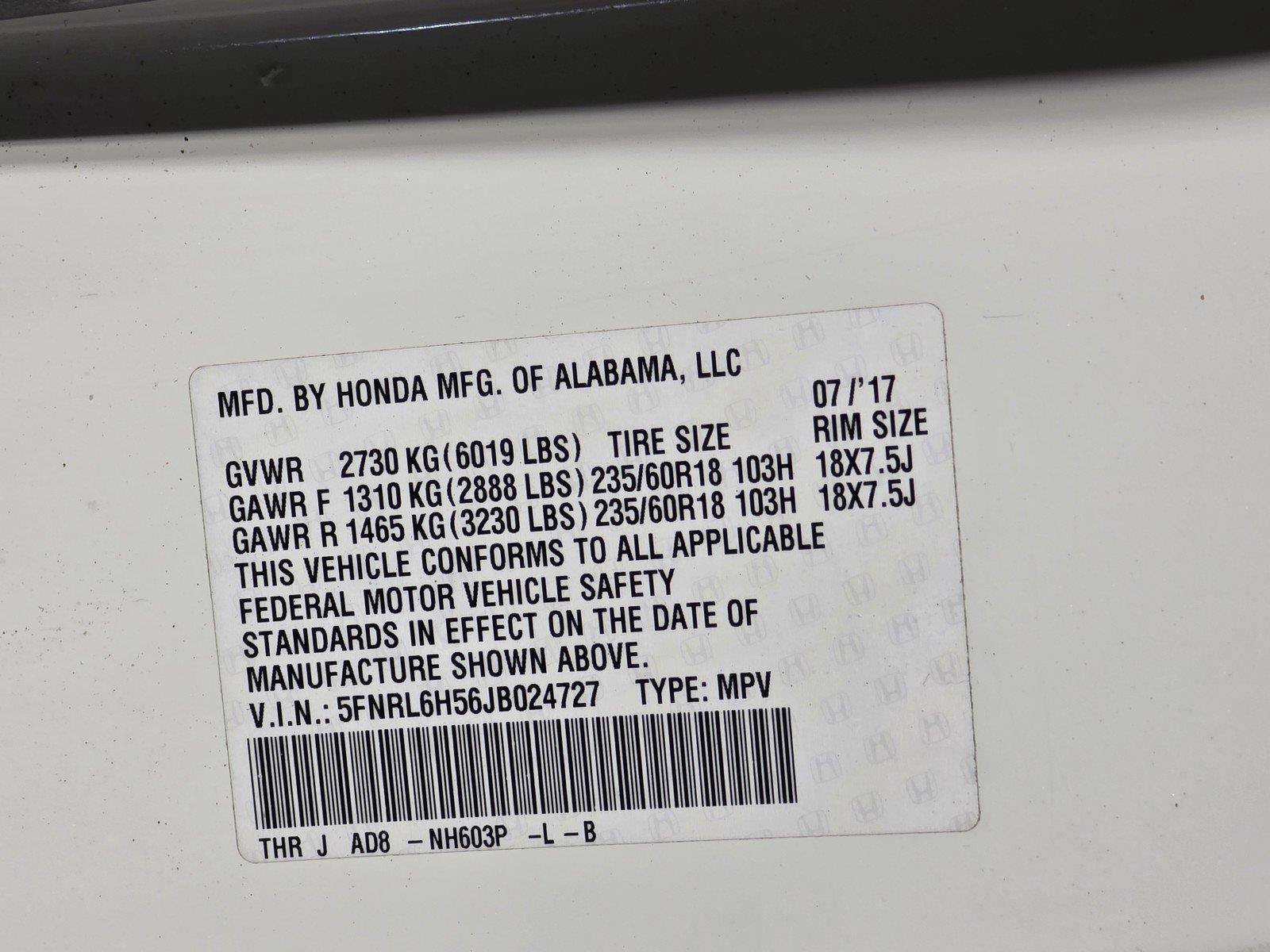 Used 2018 Honda Odyssey EX image 33