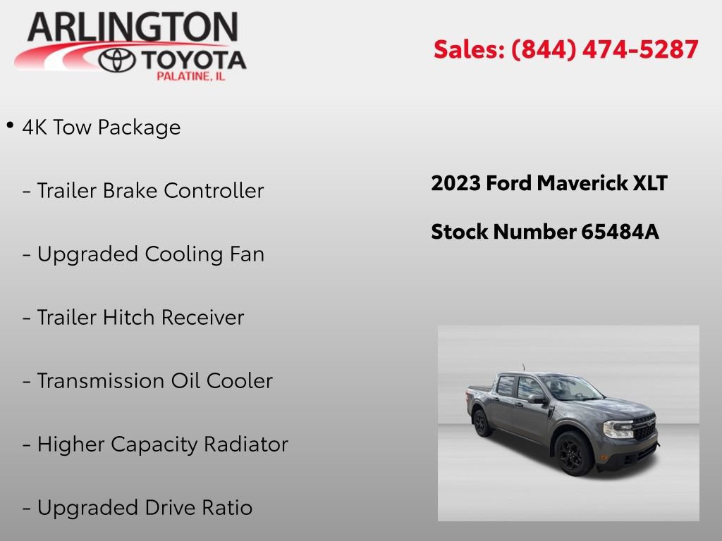 Used 2023 Ford Maverick XLT w/ Equipment Group 300A Standard AWD/4WD image 2