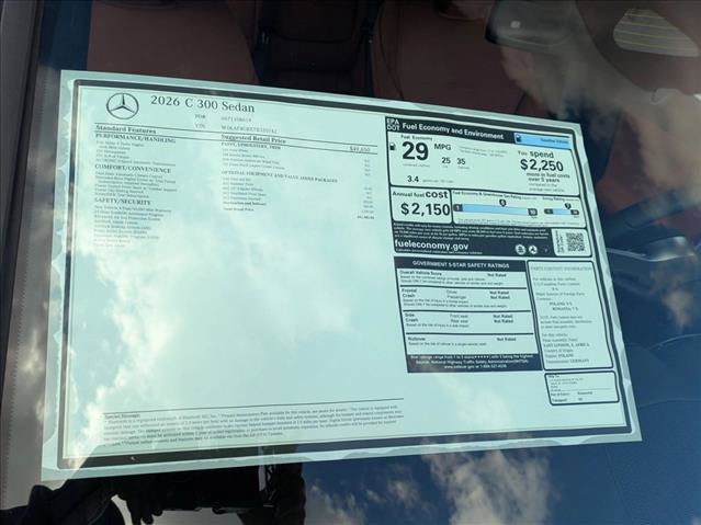 New 2026 Mercedes-Benz C 300 Sedan image 16