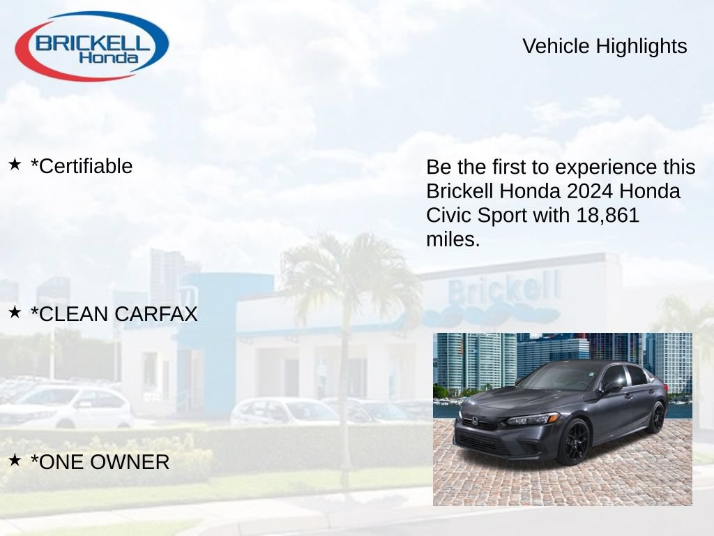 Used 2024 Honda Civic Sport image 8