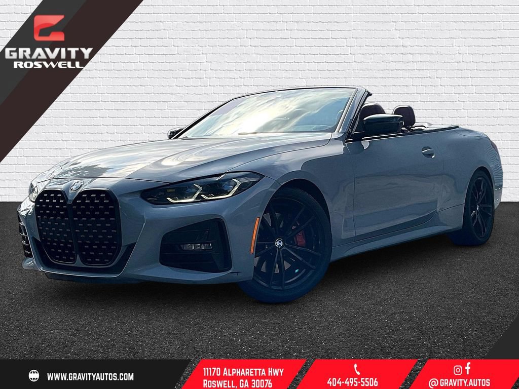 Used 2022 BMW 430i Convertible w/ M Sport Package RWD image 1