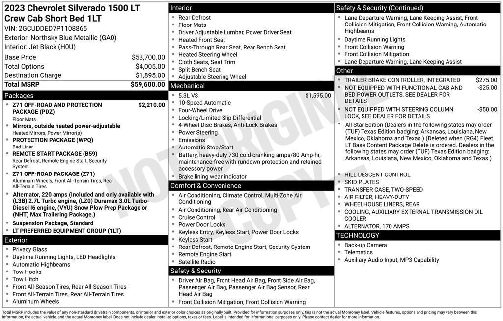 Used 2023 Chevrolet Silverado 1500 LT image 10