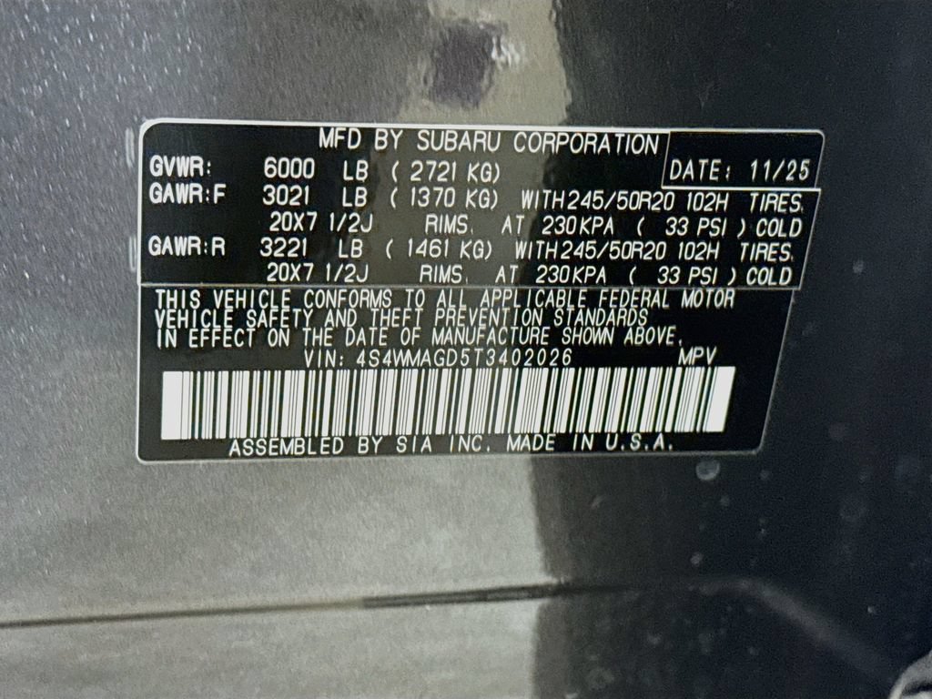 Certified 2026 Subaru Ascent Limited AWD/4WD image 44