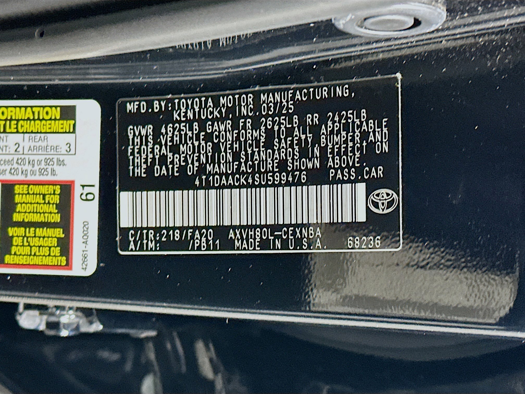 Used 2025 Toyota Camry LE image 12