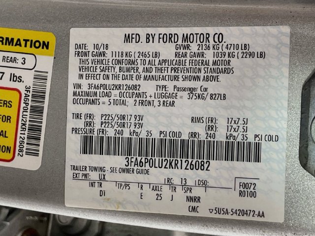 Used 2019 Ford Fusion SE FWD image 32