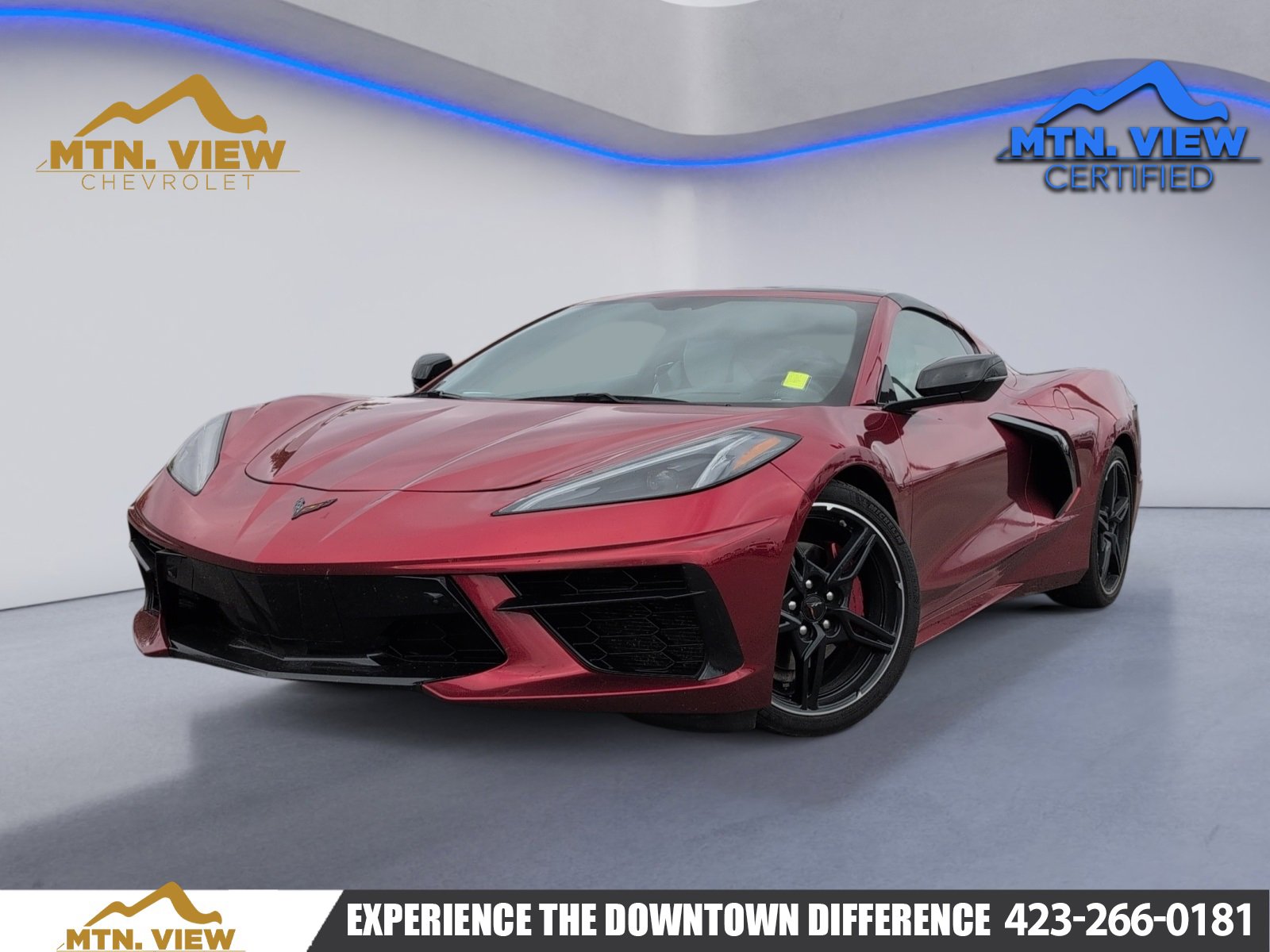 Used 2021 Chevrolet Corvette Stingray Preferred Cpe w/ Engine Appearance Package