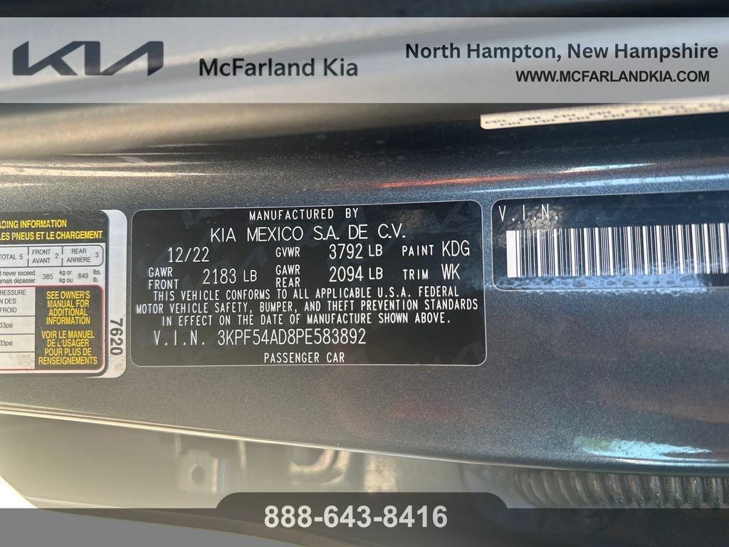 Used 2023 Kia Forte GT-Line w/ GT-Line Technology Package FWD image 18