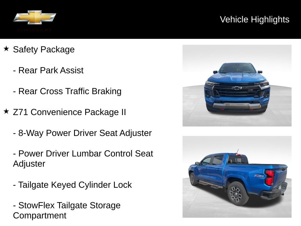 Used 2024 Chevrolet Colorado Z71 w/ Z71 Convenience Package 2 AWD/4WD image 18