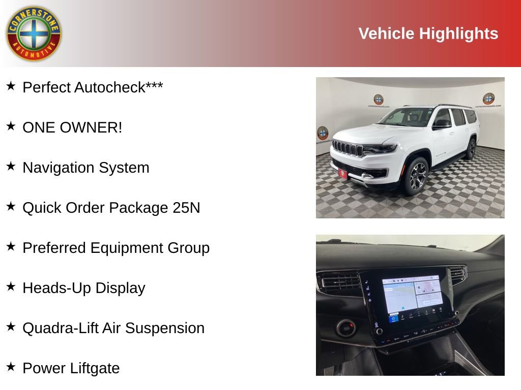 Used 2023 Jeep Wagoneer L Series III w/ Preferred Equipment Group image 2