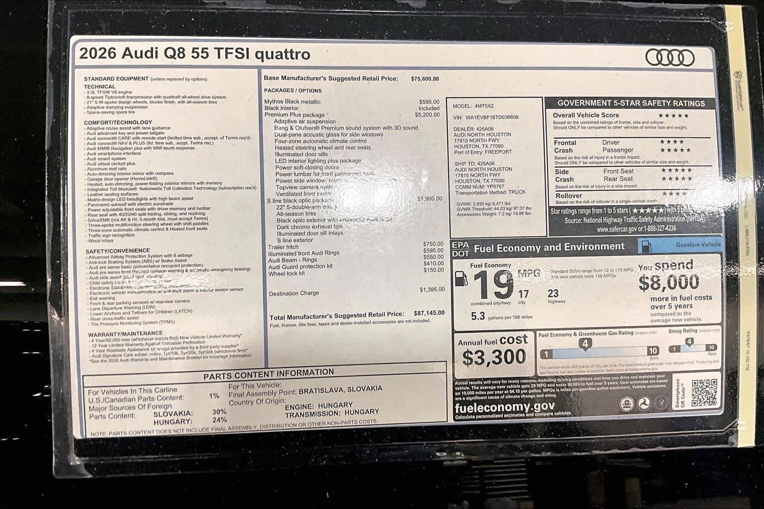 New 2026 Audi Q8 Premium Plus AWD/4WD image 16