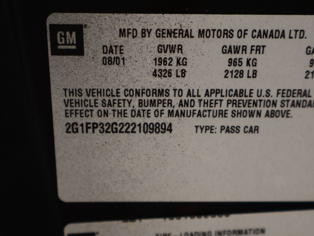 Used 2002 Chevrolet Camaro Z28 w/ Sport Appearance Pkg RWD image 39