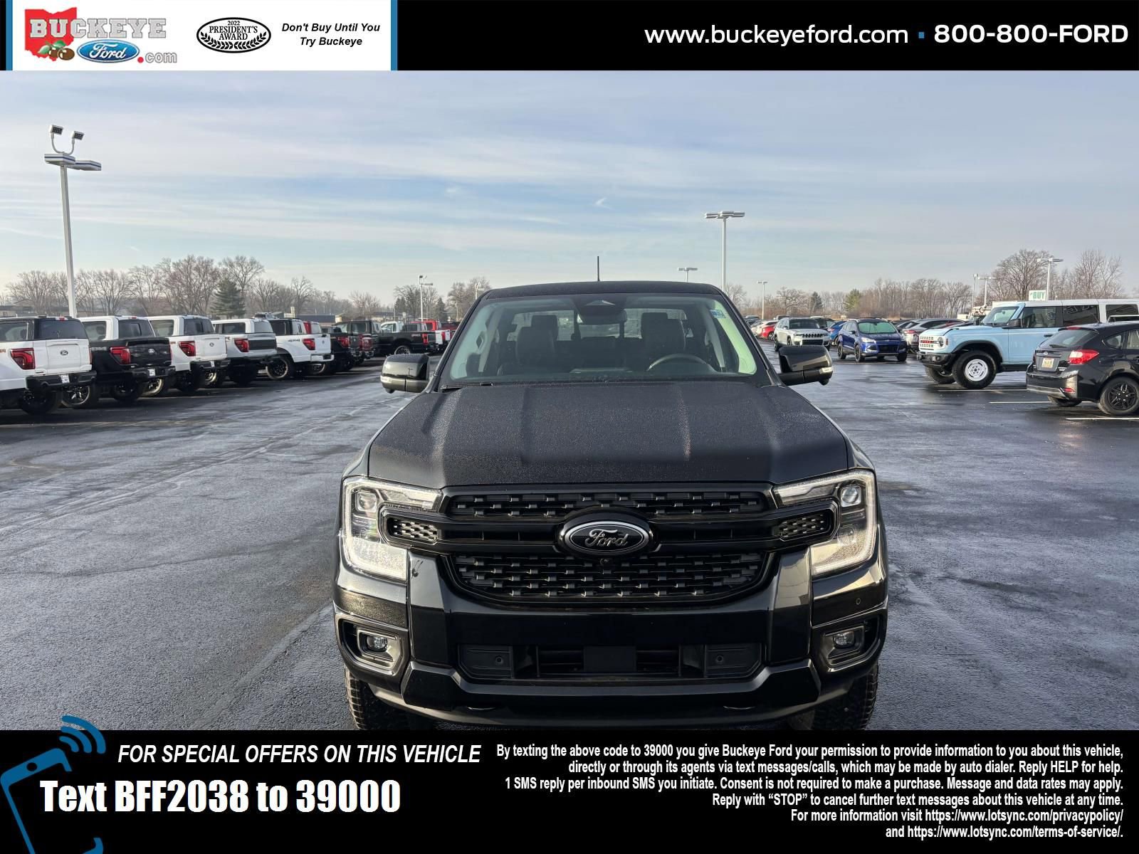 New 2025 Ford Ranger Lariat w/ Black Appearance Package image 2