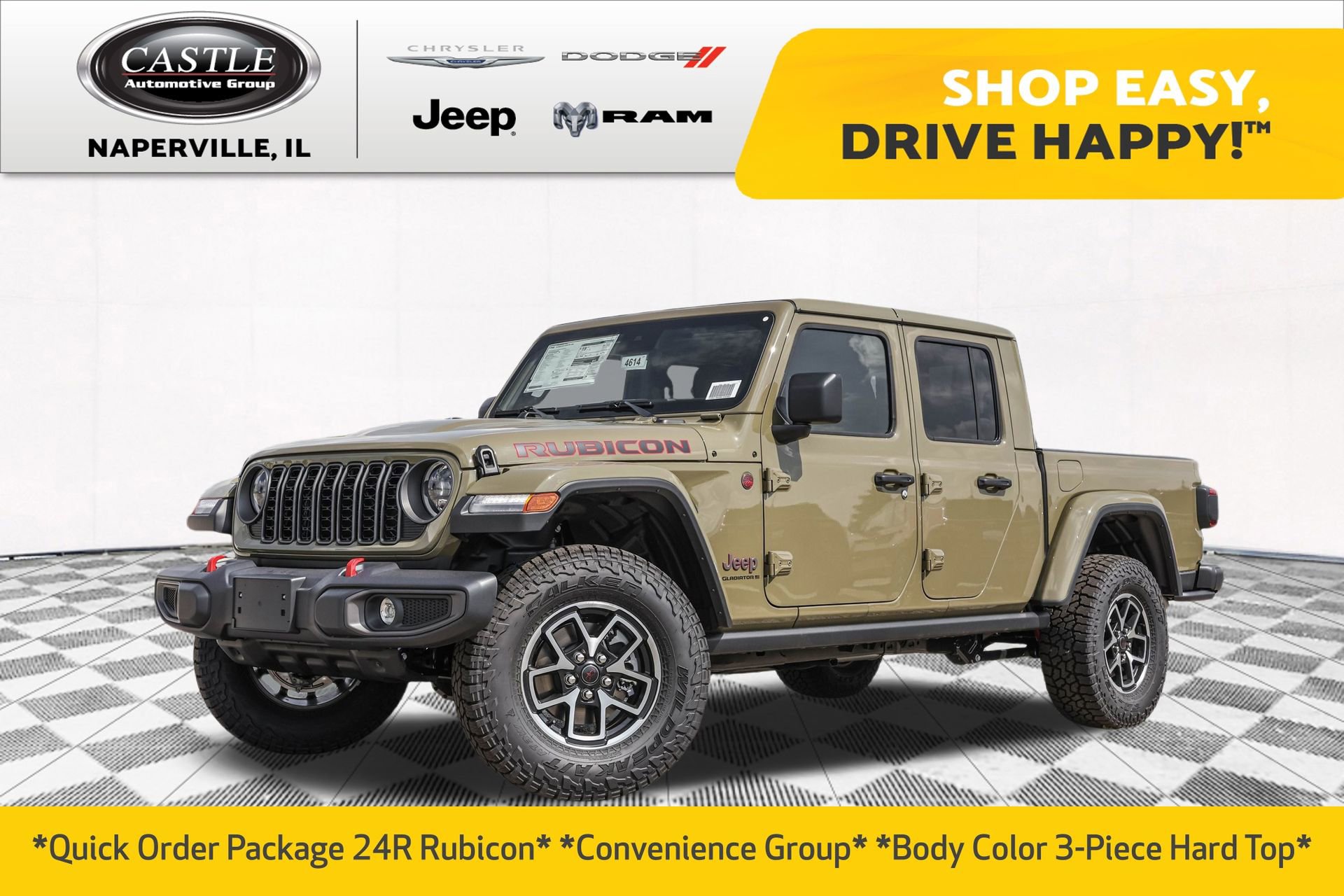 New 2025 Jeep Gladiator Rubicon w/ Convenience Group