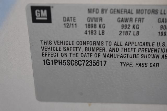 Used 2012 Chevrolet Cruze LTZ w/ RS Package FWD image 34