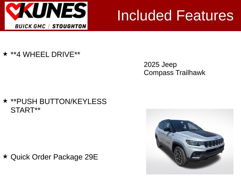 Used 2025 Jeep Compass Trailhawk AWD/4WD image 3