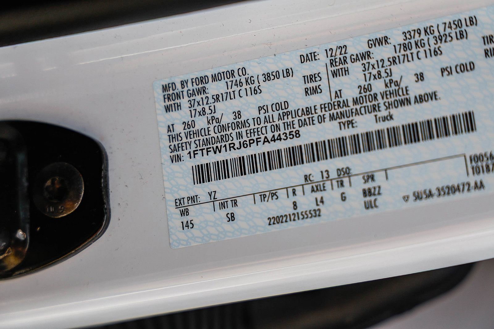 Used 2023 Ford F150 Raptor w/ Equipment Group 802A Raptor R image 29