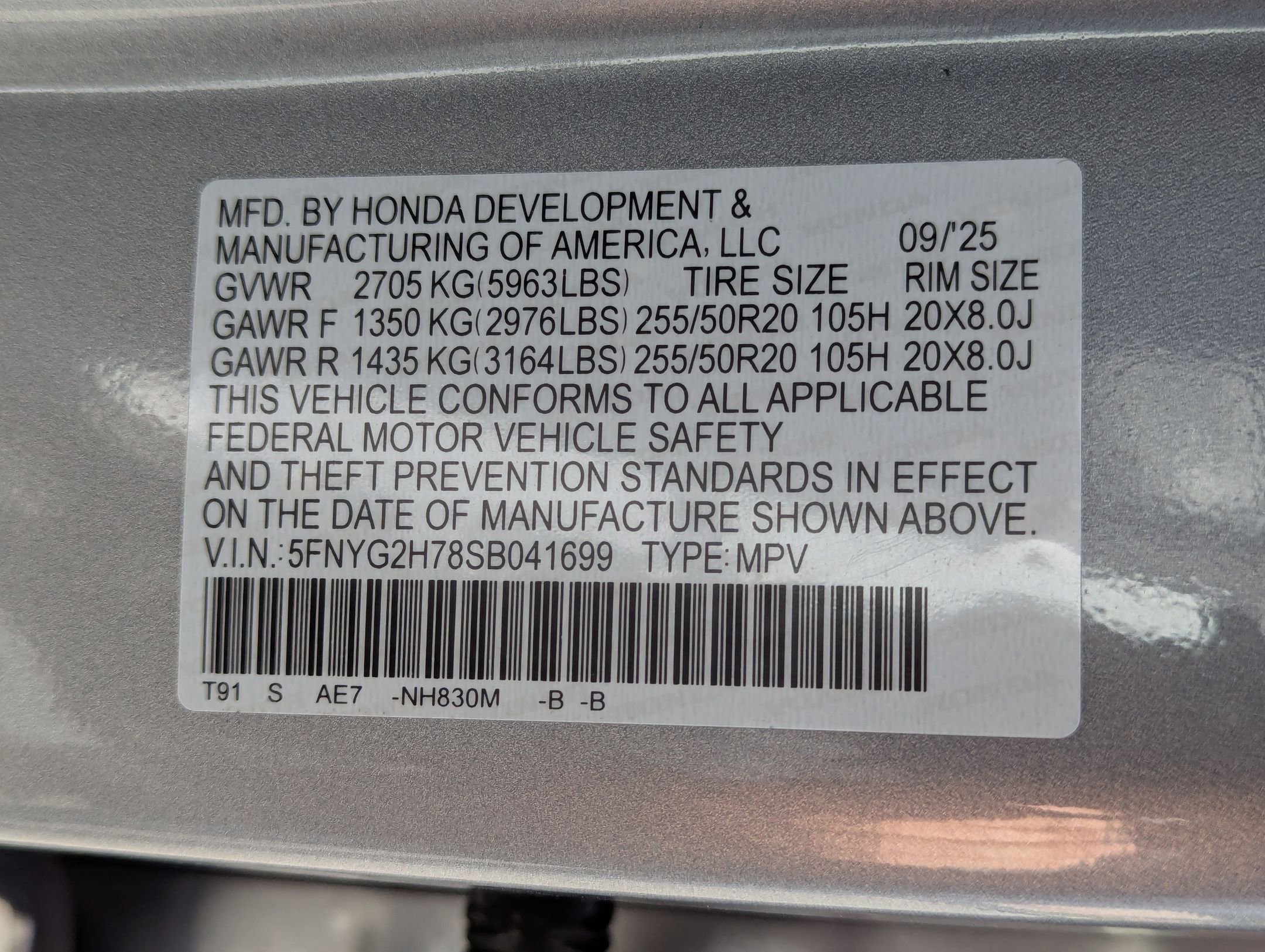 Used 2025 Honda Pilot Touring image 33