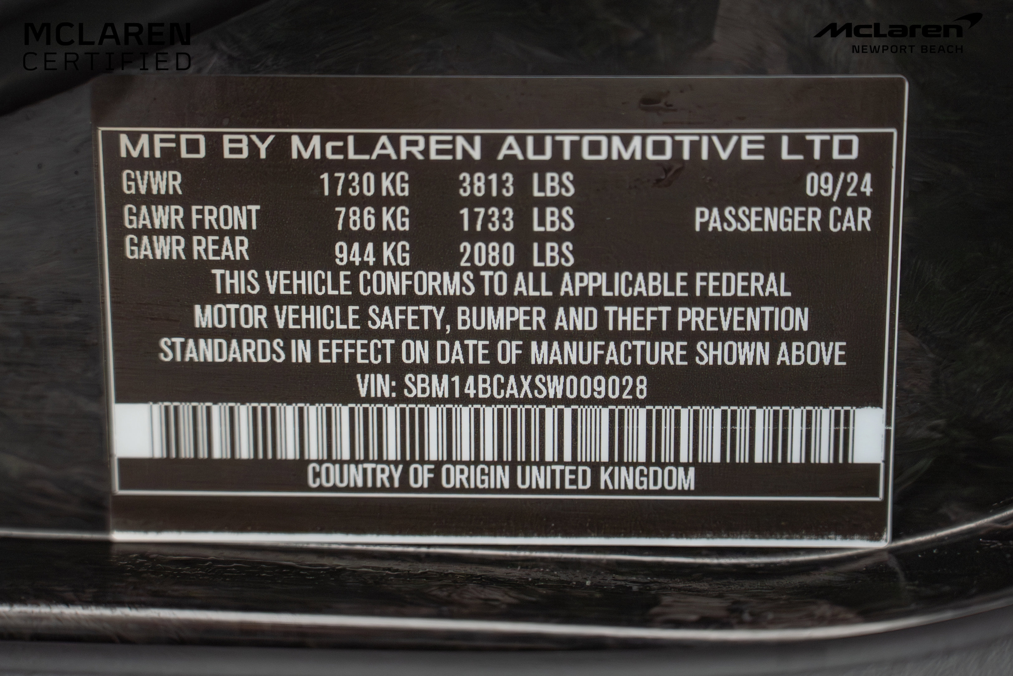 Used 2025 McLaren 750S Spider RWD image 56