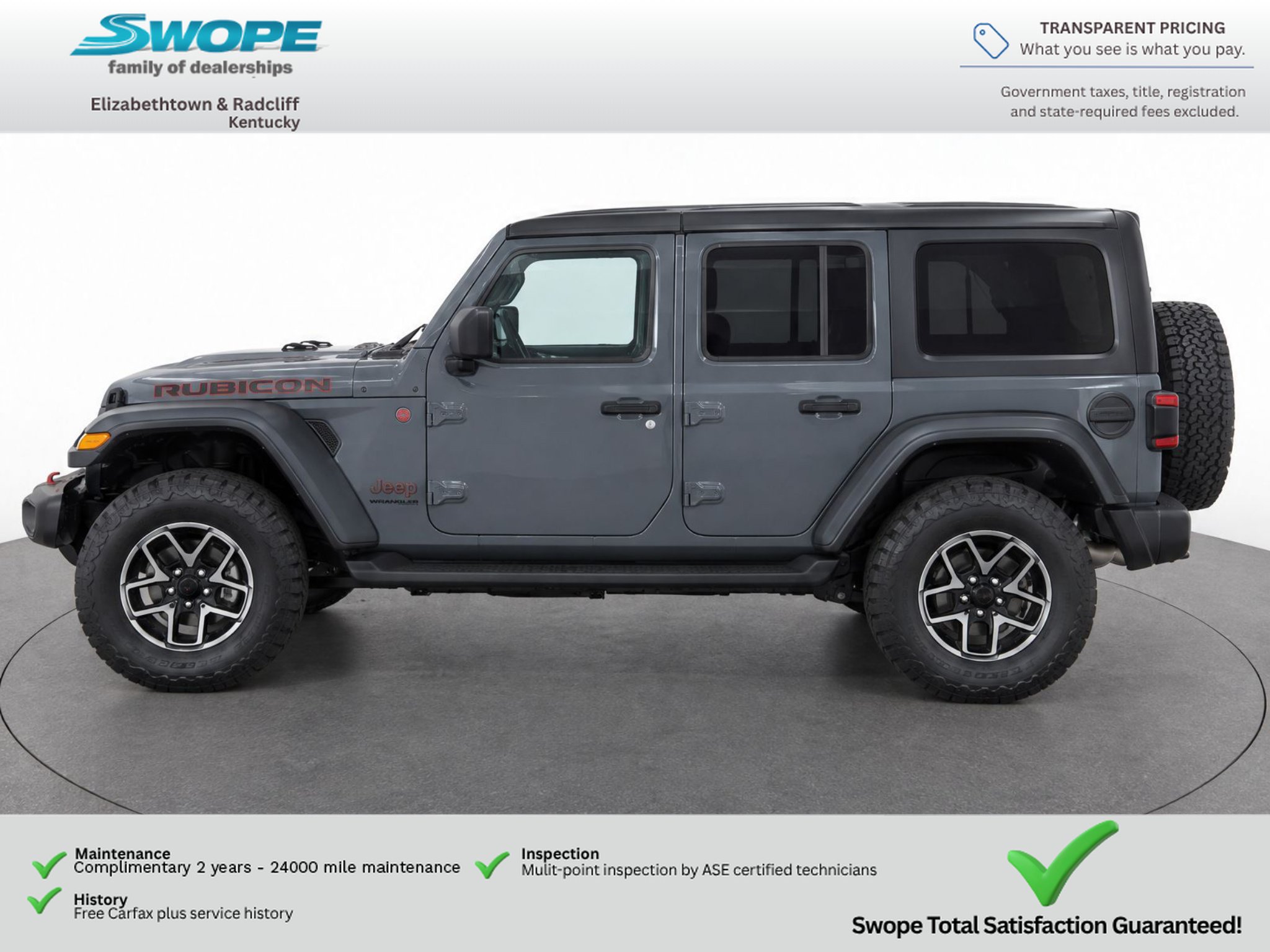 Used 2024 Jeep Wrangler Unlimited Rubicon w/ Convenience Group AWD/4WD image 8