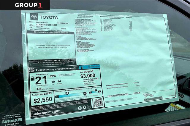 Certified 2024 Toyota Tacoma SR5 AWD/4WD image 18