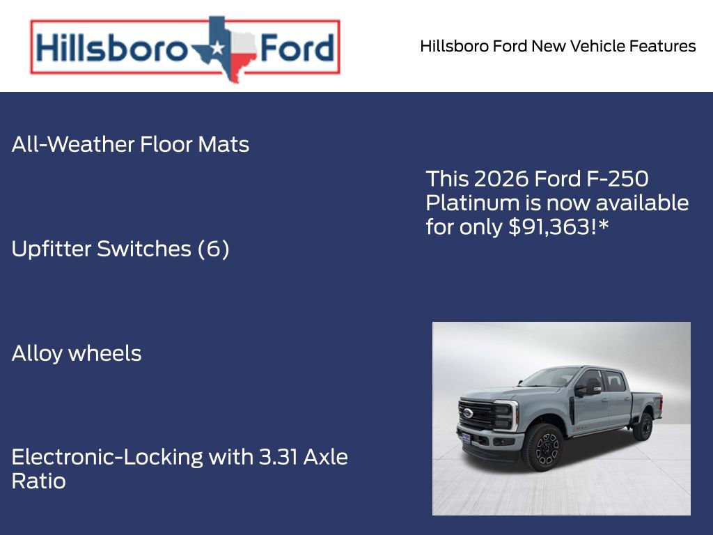 New 2026 Ford F250 Platinum image 18