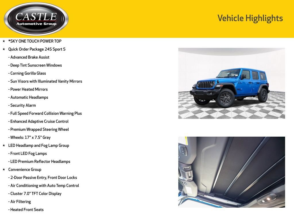 New 2026 Jeep Wrangler Sport S image 3