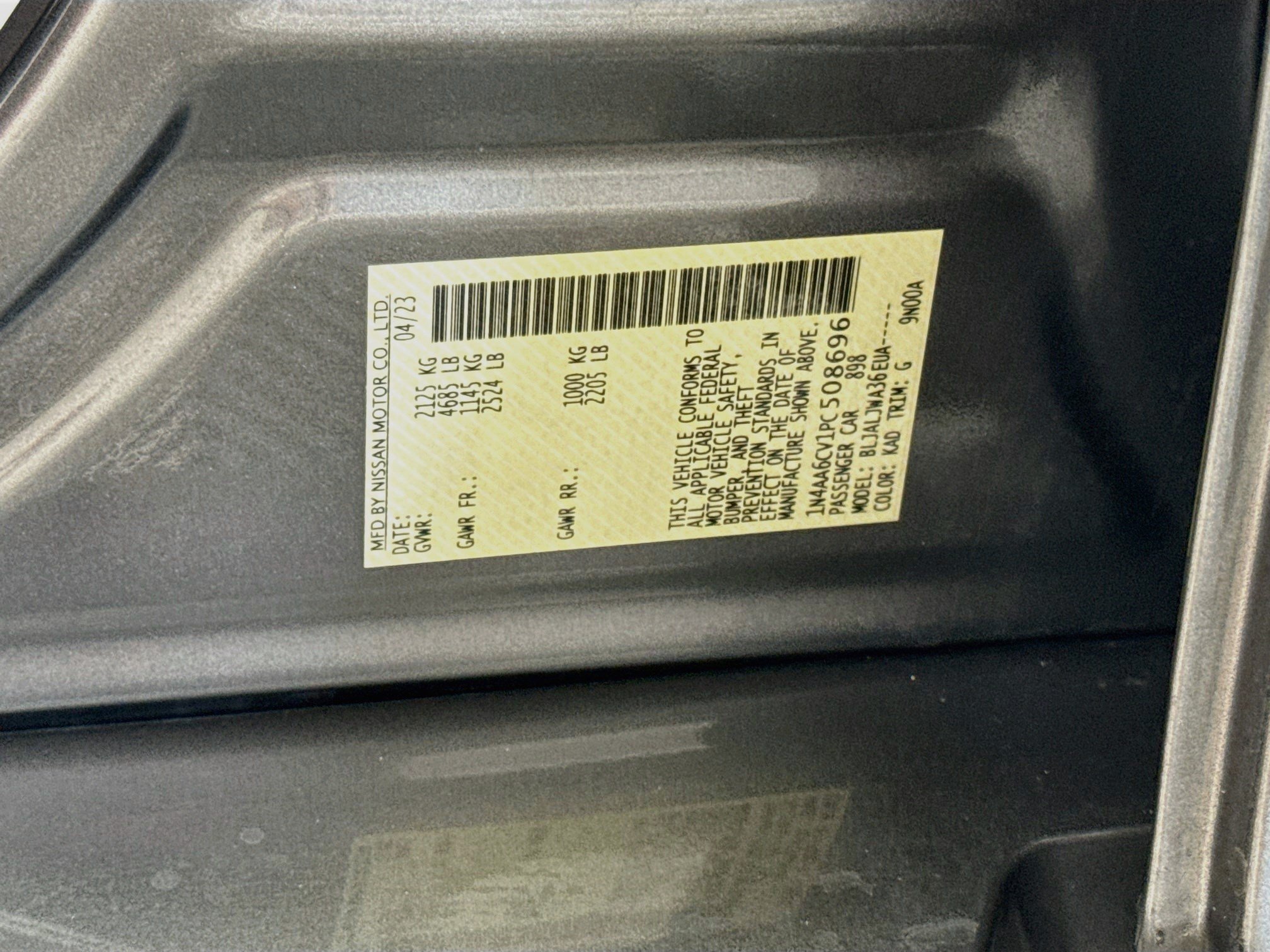 Used 2023 Nissan Maxima SV w/ Floor Mat Group FWD image 40