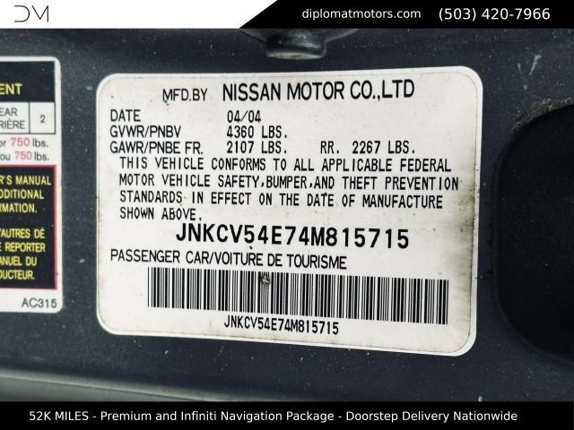 Used 2004 INFINITI G35 Coupe w/ Premium Pkg RWD image 49
