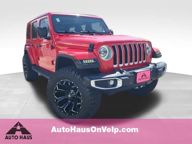 Used 2021 Jeep Wrangler Unlimited Sahara w/ Uconnect 4C Nav & Sound Group