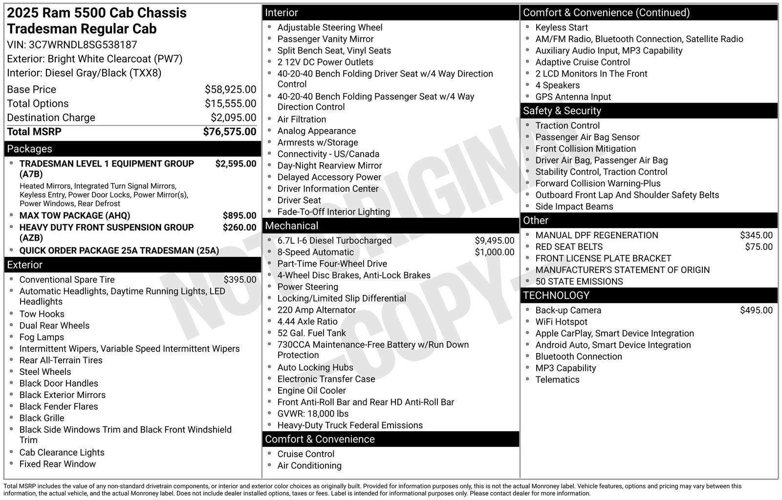 New 2025 RAM 5500 Tradesman image 31