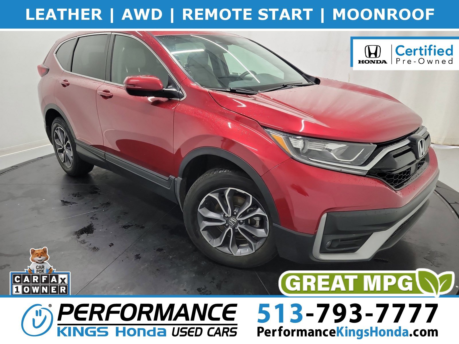 Certified 2022 Honda CR-V EX-L