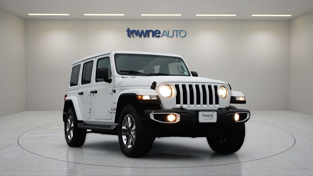 Used 2020 Jeep Wrangler Unlimited Sahara w/ Uconnect 4C Nav & Sound Group AWD/4WD image 7