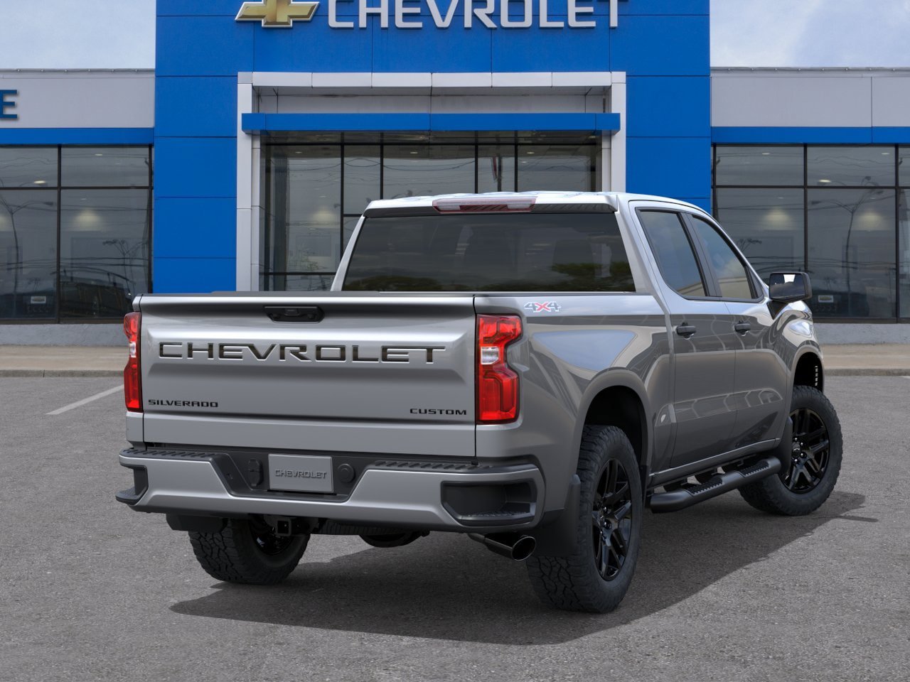 New 2026 Chevrolet Silverado 1500 Custom w/ Turbomax Blackout Package AWD/4WD image 4