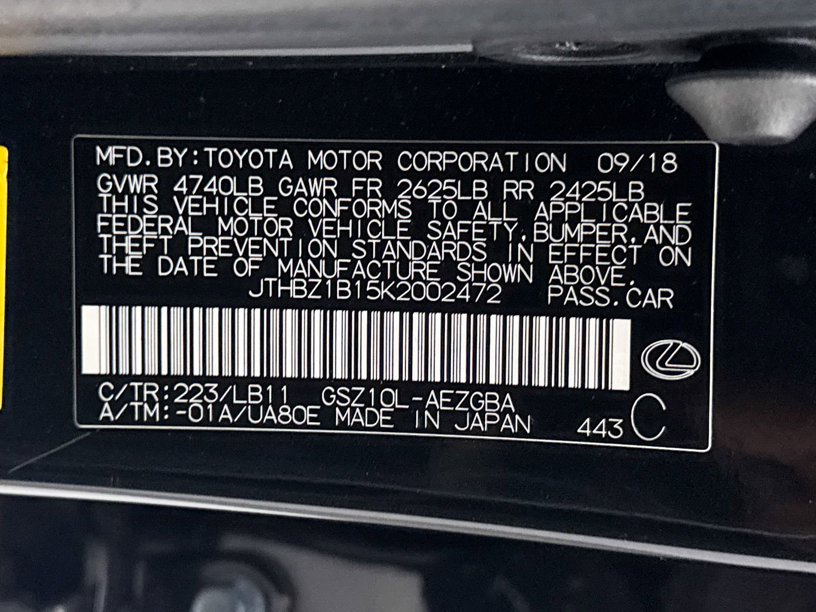 Used 2019 Lexus ES 350 Luxury w/ Accessory Package FWD image 44