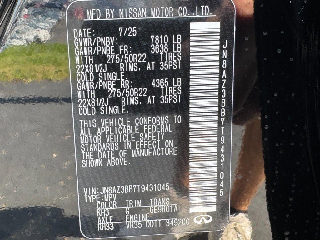 New 2026 INFINITI QX80 Luxe w/ Cargo Package image 17