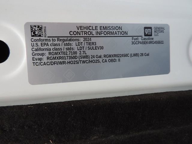 Certified 2024 Chevrolet Silverado 1500 Custom RWD image 25