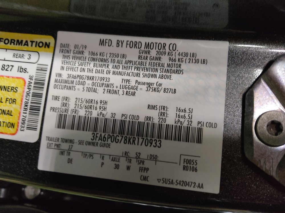 Used 2019 Ford Fusion S image 33