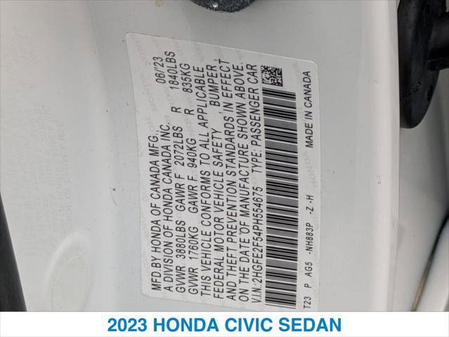 Certified 2023 Honda Civic Sport image 26