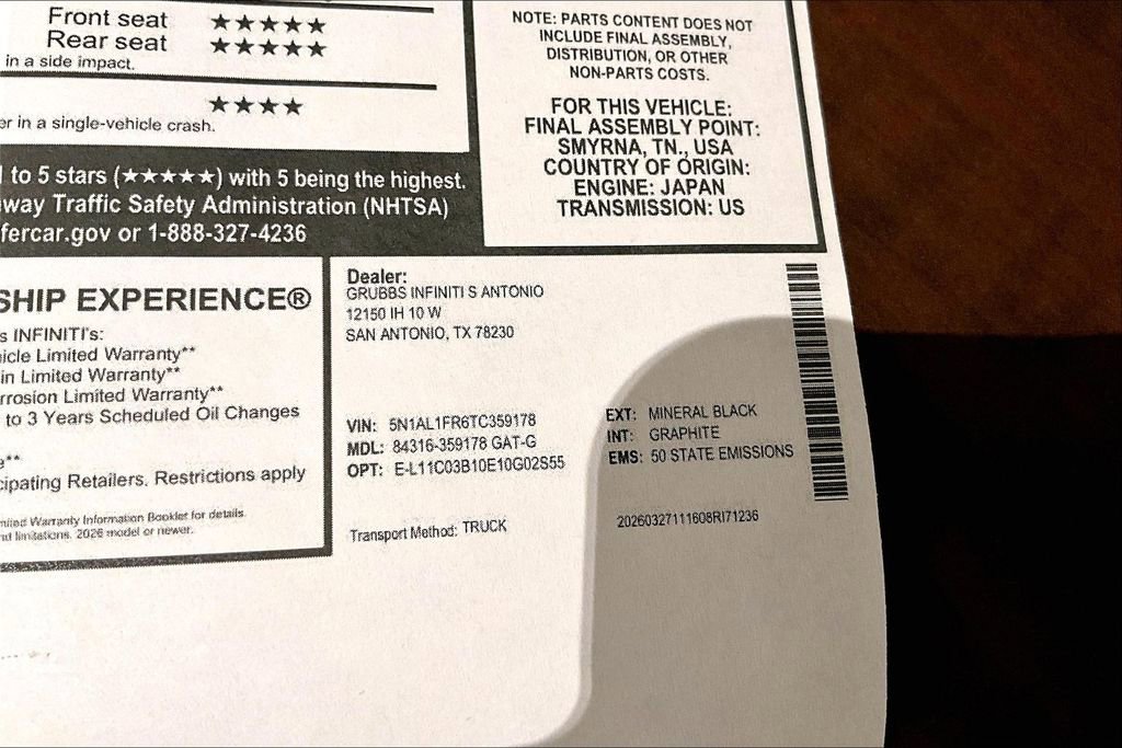 New 2026 INFINITI QX60 Luxe image 42