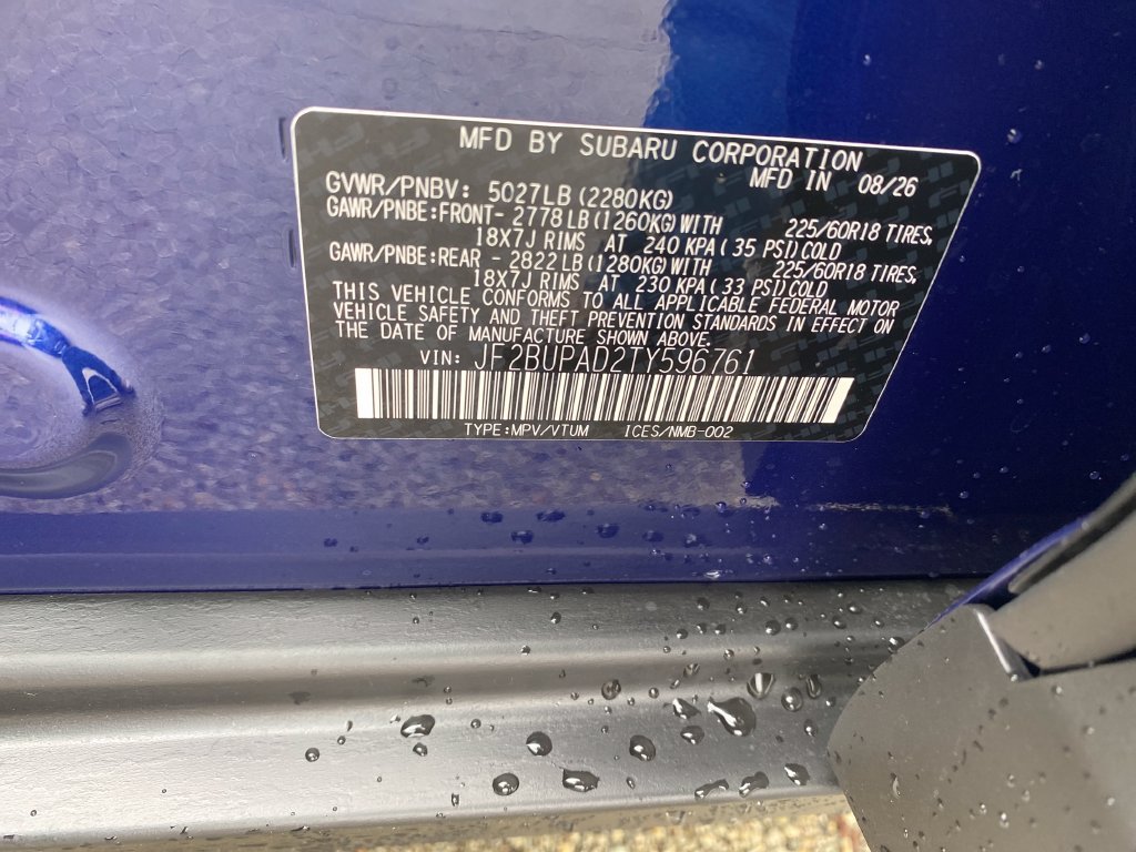 New 2026 Subaru Outback Premium AWD/4WD image 25