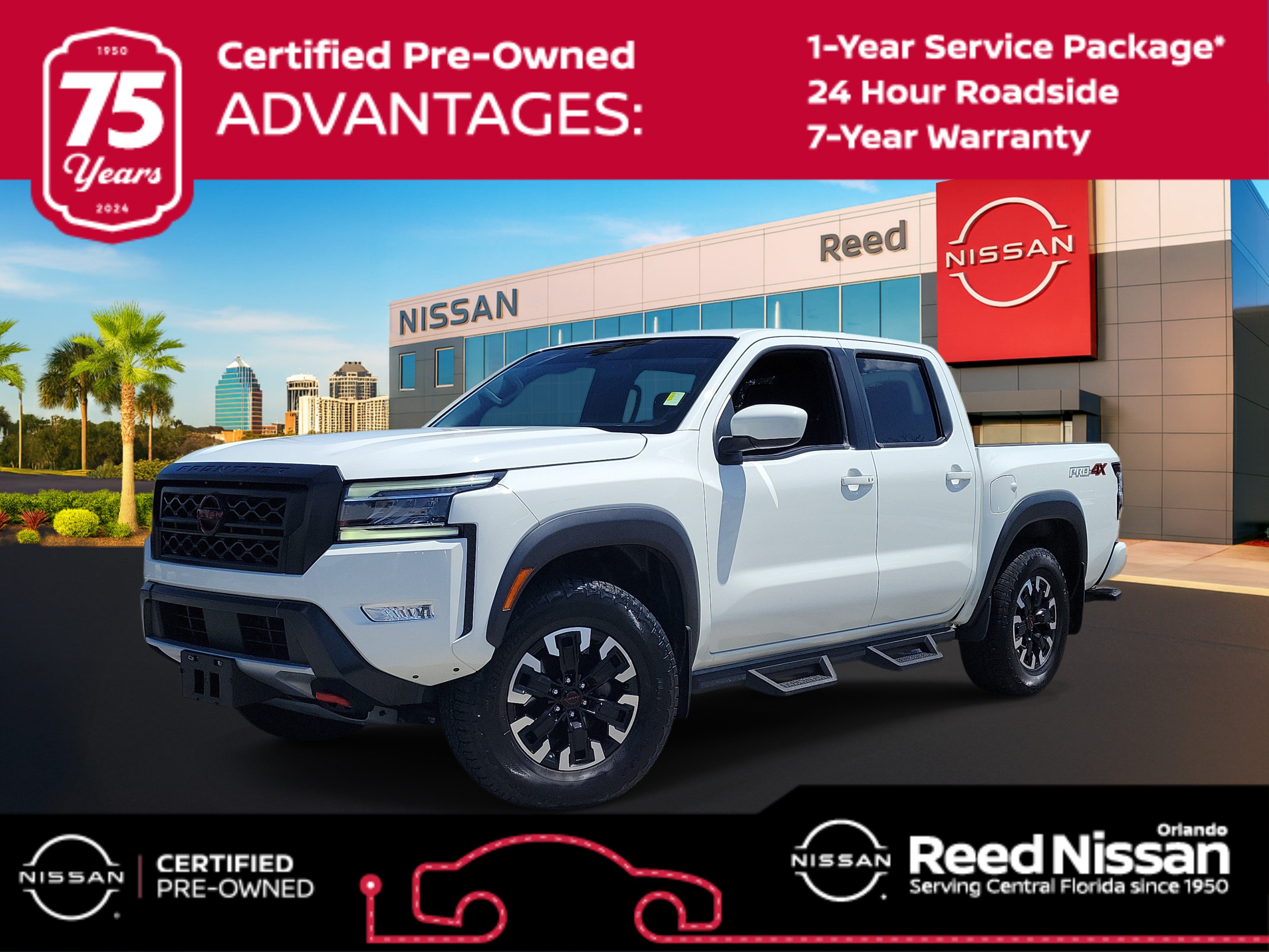 Certified 2024 Nissan Frontier PRO-4X w/ Technology Package